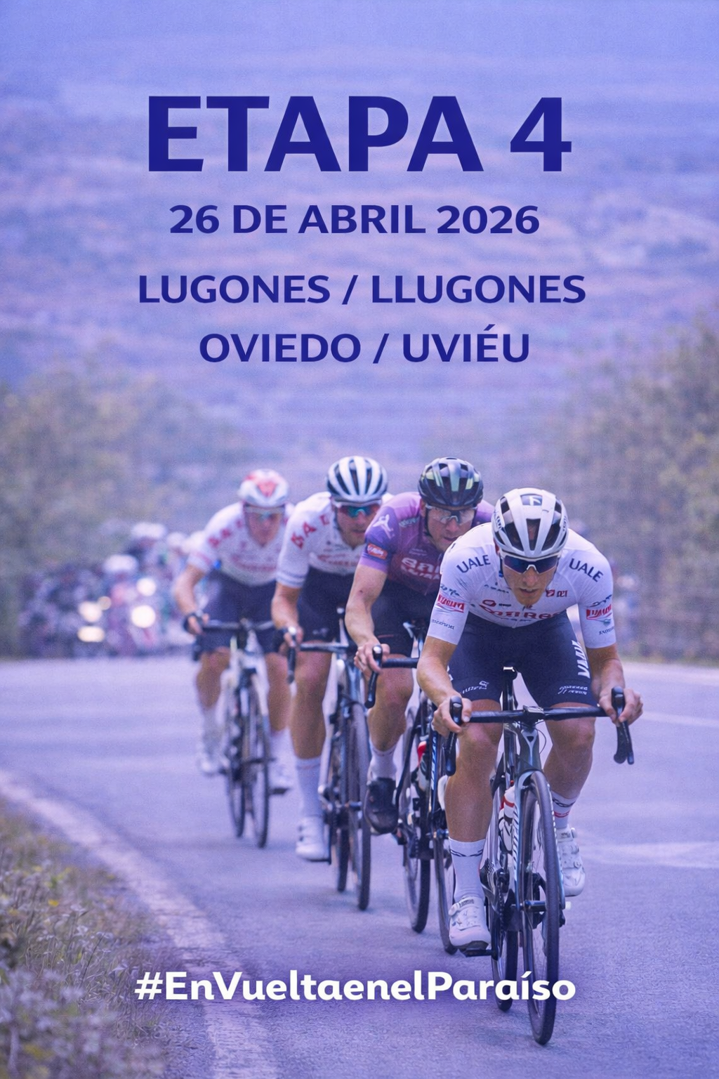 Etapa 4 de la Vuelta Asturias 2026: Lugones / Llugones – Oviedo / Uviéu. Final decisivo en la capital asturiana.